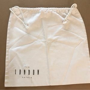 London Hotel shoe bag.